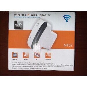 Urant Wireless-N WiFi Repeater 300Mbps Signal Booster Up to 2640sq.ft NEW IN BOX